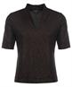 BeOne Tulpenshirt Kurzarm Lurex