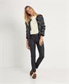 BeOne Zopfstrickjacke mit Streifen