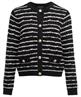 BeOne Zopfstrickjacke mit Streifen
