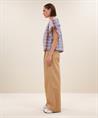 Bluse mit Rautenmuster Vina