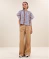 Bluse mit Rautenmuster Vina