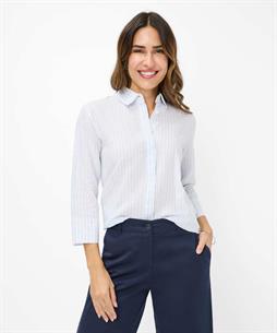 Brax Leinenmisch Bluse Streifen Vicki