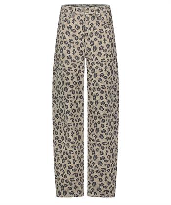 By-Bar Barrel Jeans Pantherdruck Lew