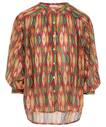 By-Bar Bluse Ikat-Druck Lucy
