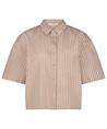 By-Bar Bluse Leinenmischung Streifen Cris