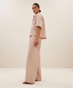 By-Bar Bluse Leinenmischung Streifen Cris