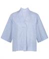 By-Bar Bluse Leinenmischung Streifen Owen