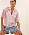 By-Bar Bluse Lurex Streifen Vina