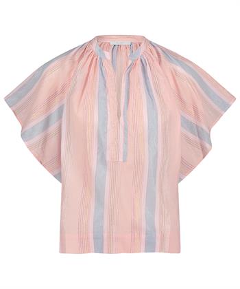 By-Bar Bluse Lurex Streifen Vina