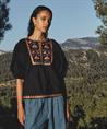 By-Bar Bluse mit Stickerei Gabie