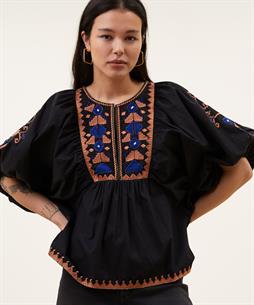 By-Bar Bluse mit Stickerei Gabie