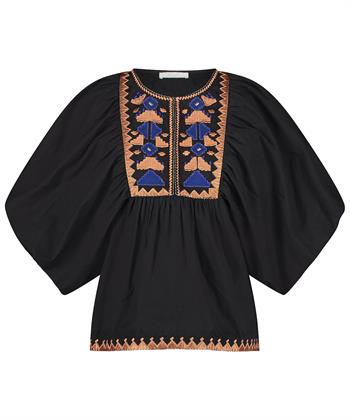 By-Bar Bluse mit Stickerei Gabie