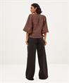 By-Bar Bluse Puffärmel Panther Muster Zasu