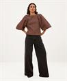 By-Bar Bluse Puffärmel Panther Muster Zasu