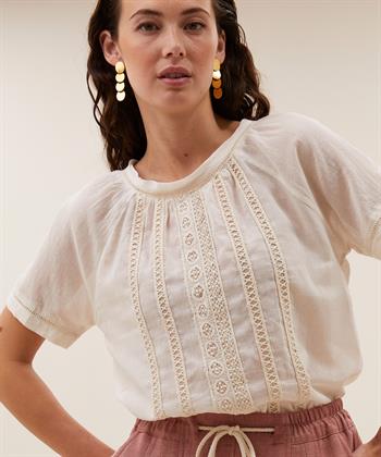 By-Bar Bluse Stickerei Agnes