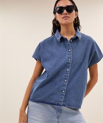 By-Bar Denim Bluse Karly Denim