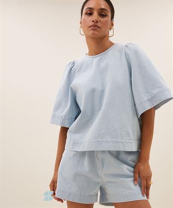 By-Bar denim Bluse Olivia