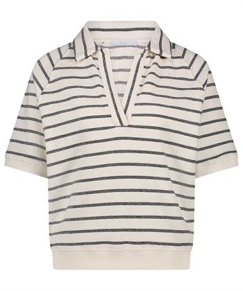 By-Bar Frottee-Poloshirt mit Streifen Harper