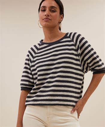 By-Bar Frottee-Pullover Neva Slub