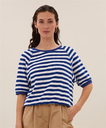 By-Bar Frottee-Sweatshirt streifen Neva