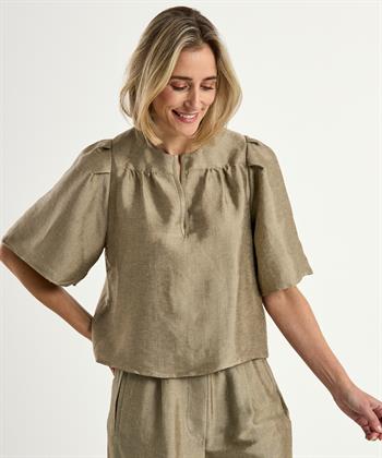 By-Bar glänzende Bluse Blake Gloss