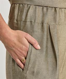 By-Bar glänzende Hose mit weitem Bein Benji Gloss