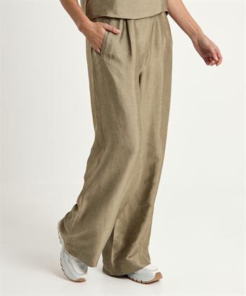 By-Bar glänzende Hose mit weitem Bein Benji Gloss