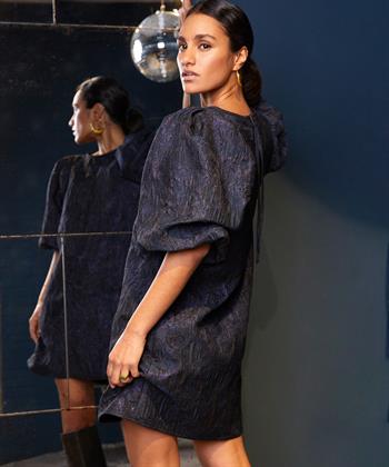 By-Bar Jacquard-Kleid Lurex Zasu