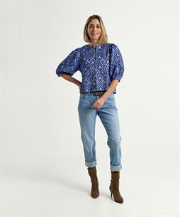By-Bar Jacquard Top Ikat Mauri