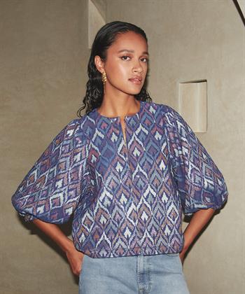 By-Bar Jacquard Top Ikat Mauri
