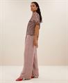By-Bar Jacquard Top mit Pantherdruck Jet