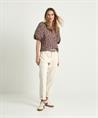 By-Bar Jacquard Top mit Pantherdruck Jet