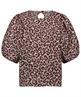 By-Bar Jacquard Top mit Pantherdruck Jet