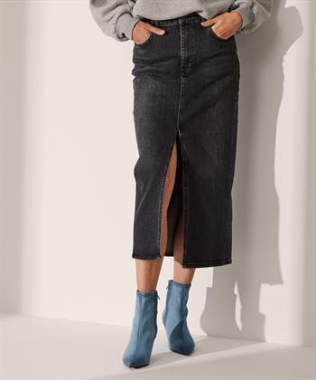 By-Bar Jeansrock mit Schlitz Sue
