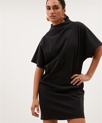 By-Bar Kleid mit Rollkragen und Strass Grace