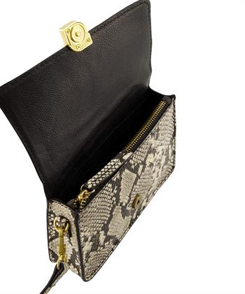 By-Bar Ledertasche Schlangendruck Loua