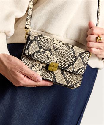 By-Bar Ledertasche Schlangendruck Loua
