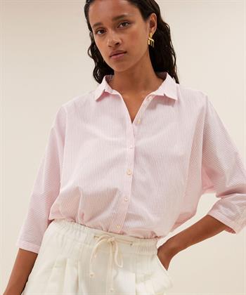 By-Bar Popeline-Bluse Nadelstreifen Norel