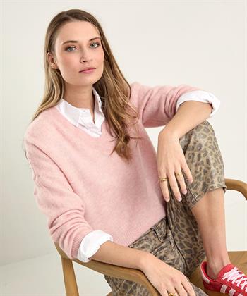 By-Bar Pullover aus Alpaka-Wollmischung Isja