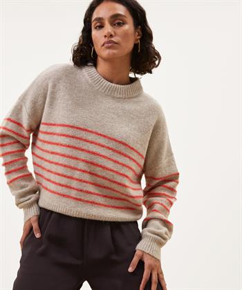 By-Bar Pullover aus Wollmischung mit Streifen Sonny