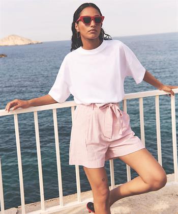 By-Bar Seersucker Shorts gestreift Judy