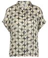 By-Bar seidige Bluse Print Karly Square