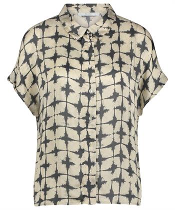 By-Bar seidige Bluse Print Karly Square