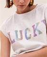 By-Bar T-Shirt Kappenärmel Thelma Rainbow