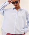 By-Bar übergroße Bluse Flo Chambray