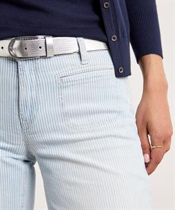 Cambio abgeschnittene Jeans Streifen Tess