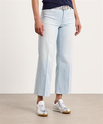 Cambio abgeschnittene Jeans Streifen Tess