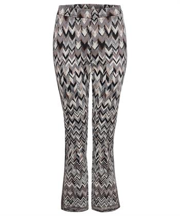 Cambio flared Treggings Florentine Zigzag