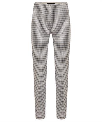 Cambio Gekürzte Hose micro pied-de-poule Ros