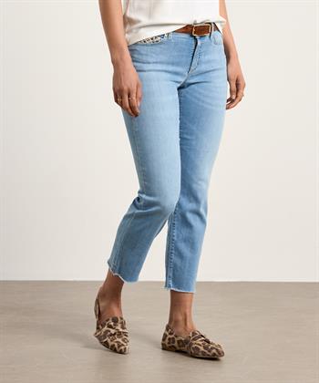Cambio Gekürzte Jeans Häkeldetails Piper